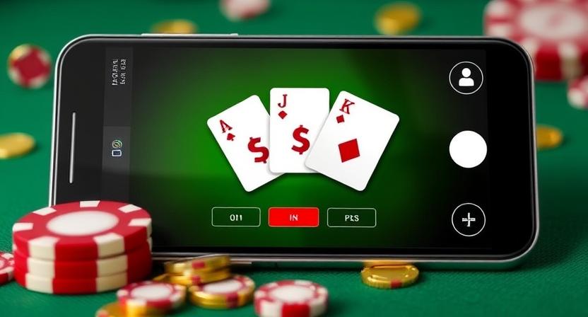 K777W mobile casino app interface